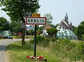 The road into Senlis