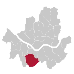Location of Gwanak-gu in Seoul
