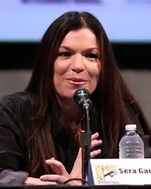 Sera Gamble at the 2011 Comic Con in San Diego