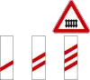 Distance-panels for gated level crossing