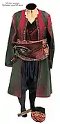 Serb national costume, 19th century