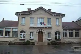 The town hall in Serzy-et-Prin