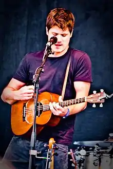 Lakeman performing in Trafalgar Squarein April 2009