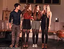 Picture of Seth Lakeman featuring Wildwood Kin as part of his "Ballads of the broken few" tour. This picture was taken in Plymouth UK, 2016.