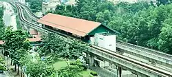 Setiawangsa LRT station, aerial view