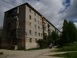 view of houses in the town