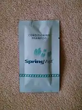 Shampoo packet