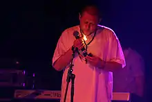 Ryder performing with Happy Mondays at Coachella in 2007