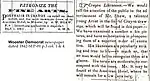 1842 Wooster Democrat newspaper ad by S. W. Shaw to execute portraits in crayon.