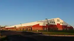 Shelley High School, nicknamed 'the Spud Cellar', houses the community's 600 high school students.