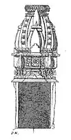 Shikhara of a Jain canopy, destroyed in 2001 earthquake