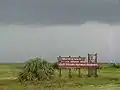 Welcome sign to Ship Island and Gulf Islands National Seashore.