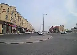 Shops along Umm Salal Ali Road in Umm Salal Ali
