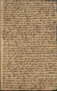 Account of illness in camps and hospital by Shreve on August 4, 1777