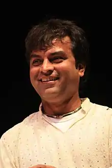 Dev performing in Boishakhi Mela in Dallas, Texas, United States in April 2011