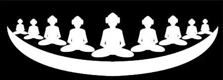 Siddhashila (the realm of the liberated beings) according to Jain cosmology