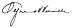 Cursive signature of Alfred Verville