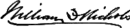 William Ford Nichols's signature
