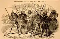 A Sikh band of Fauj i Kilajats