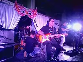 Silent Sanctuary performing in Navotas in 2016.