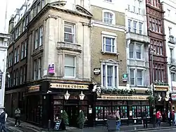 Façade of the Silver Cross Tavern