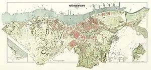 Image 1Map of Gothenburg, Sweden, published by N. P. Pehrsson in 1888
