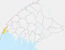 Location of Sindo County