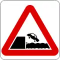 Quayside or river bank ahead