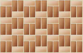Single basket weave bond