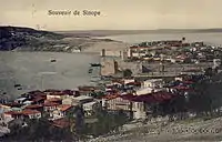 Sinop old city on an Ottoman era postcard.