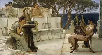 Lawrence Alma-Tadema, Sappho and Alcaeus, 1881, Walters Art Museum, Baltimore