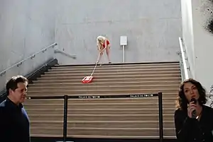 Sisyphus is a woman – Arnaud Cohen's performance presented by Jean de Loisy and Vittoria Matarrese, Palais de Tokyo, Paris, 2016.