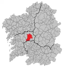 Location of Lalín