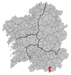Location of Verín