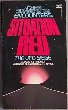 The cover of Leonard H. Stringfield's 1977 book, Situation Red.