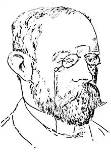 Jose Rizal's pencil sketch of Blumentritt