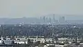 Downtown Los Angeles as viewed from the Sky Cabin.