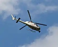 The Sky News Helicopter was featured on the channel