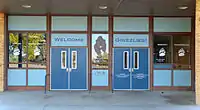 Skyline High School front entrance