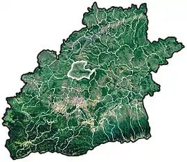 Location in Sibiu County