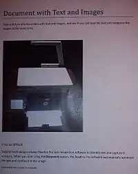 Figure 2: Document scanned using a smartphone unedited (JPEG with flash).