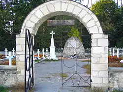 The cemetery of Nazi victims