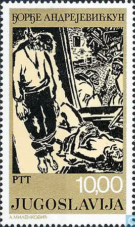 Hanged man and raped woman