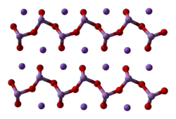 Catena-arsenite chains