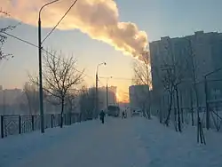 Solntsevo District in Winter
