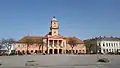 The old town hall of Sombor and the Holy Trinity Square