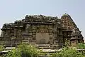 Another view of Someshvara temple at Haranahalli where mantapa entrance has been closed