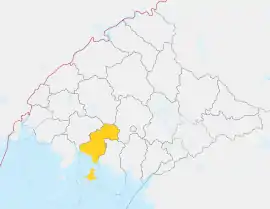 Location of Sŏnch'ŏn County