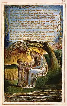 Songs of Innocence and of Experience, copy AA, 1826 (The Fitzwilliam Museum) object 10 The Little Black Boy