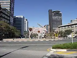 Ameshoff St. and Bertha St. streetscape
